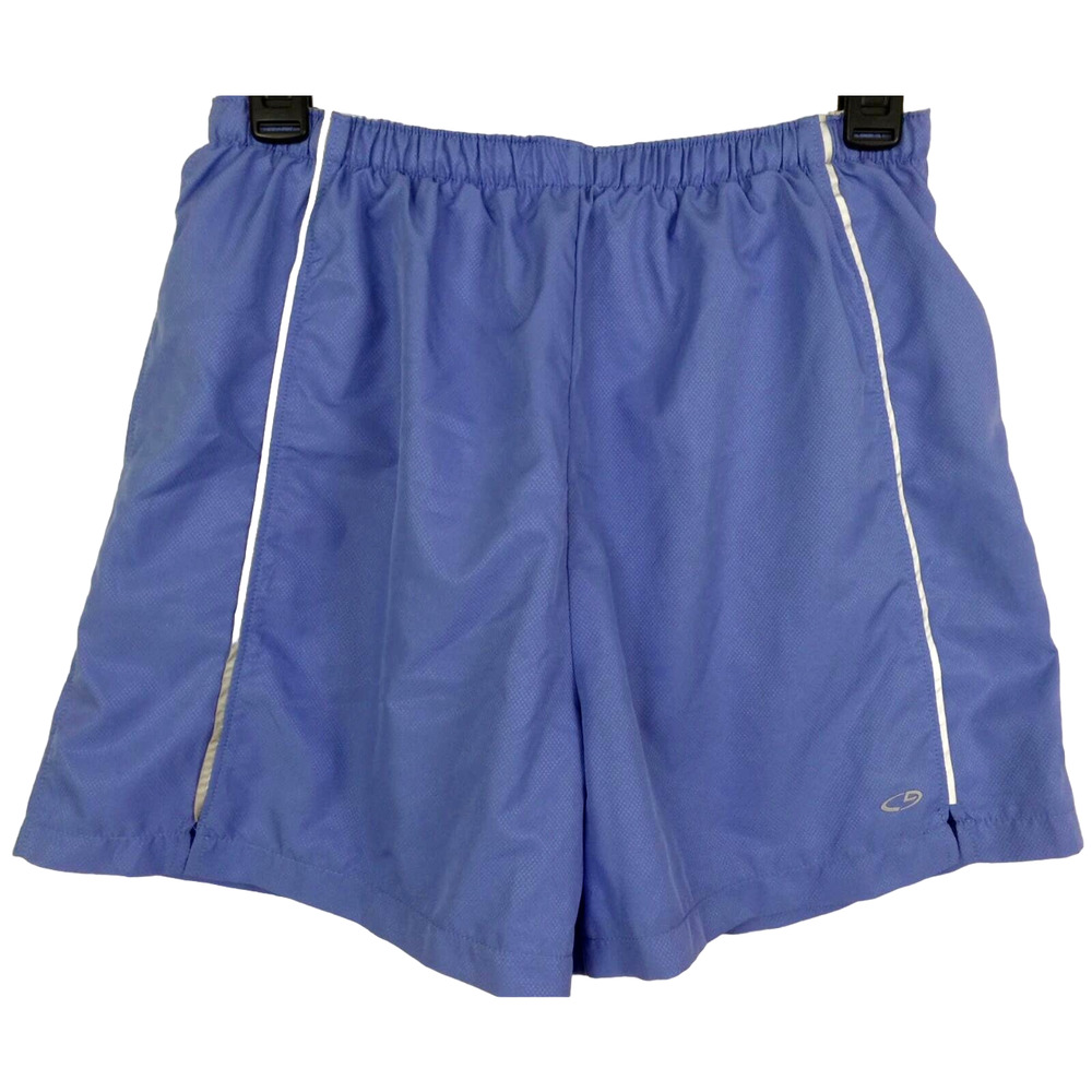 C9 by Champion Activewear Running Shorts Layered Lined Elastic Waist Women Sz M